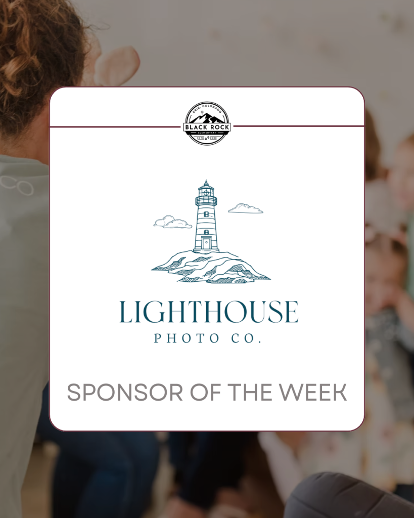 Logo of Lighthouse Photo Co. with text "Sponsor of the Week" over a blurred background of people at an event.